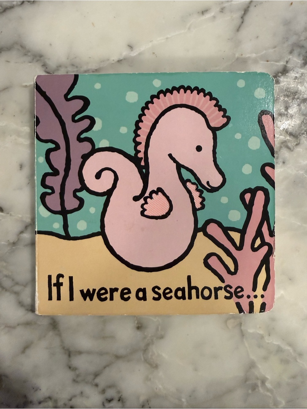 Jellycat Hardback sensory book‎ if I were a seahorse